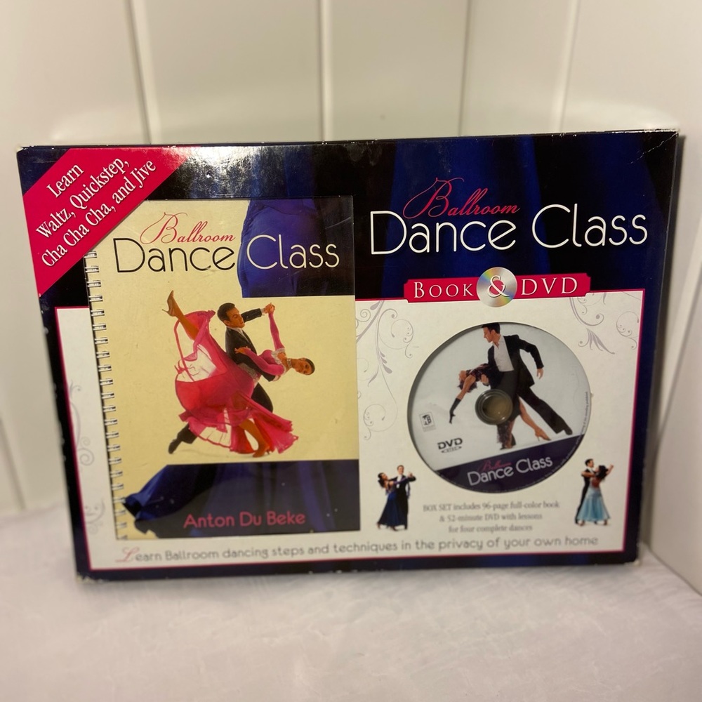 Ballroom Dance Class Instruction Book & DVD Set